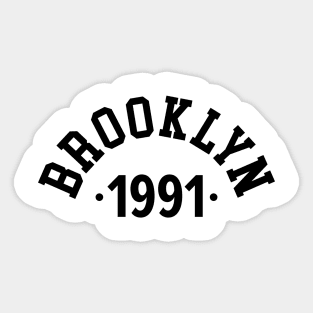 Brooklyn Chronicles: Celebrating Your Birth Year 1991 Sticker